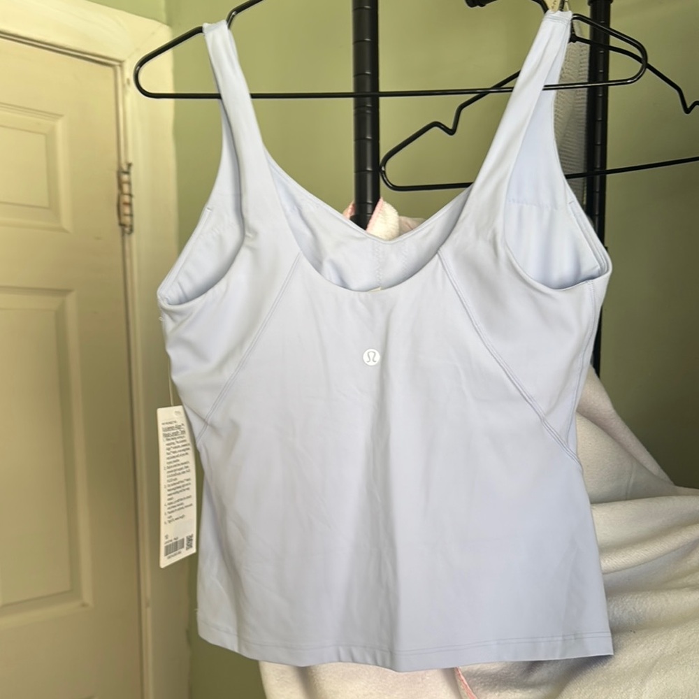 Lululemon Align Waist-Length Tank Top*NWT Pastel Blue/10 - Picture 5 of 6